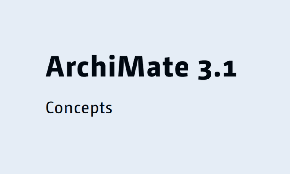 ArchiMate 3.1 Concepts Brochure